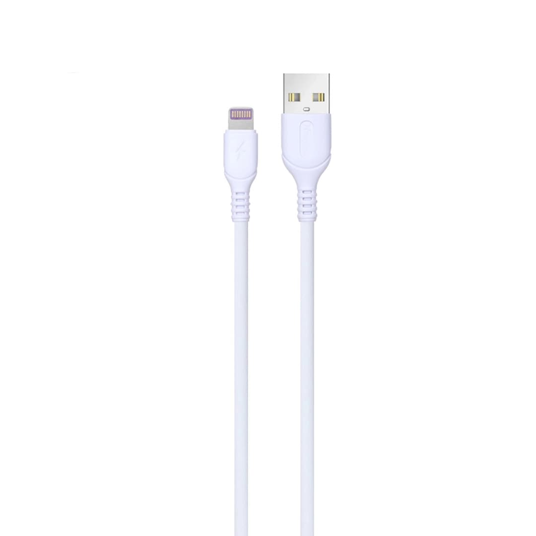 کابل شارژ آیفونی KUCLASSIC مدل Q10-I – سفید (گارانتی 6 ماهه)