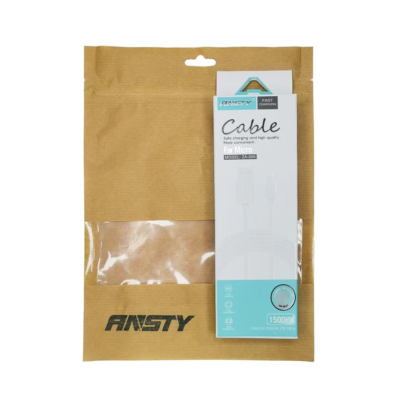 کابل شارژ میکرو ANSTY مدل ZA-006 – (گارانتی 6 ماهه) — تصویر ۲