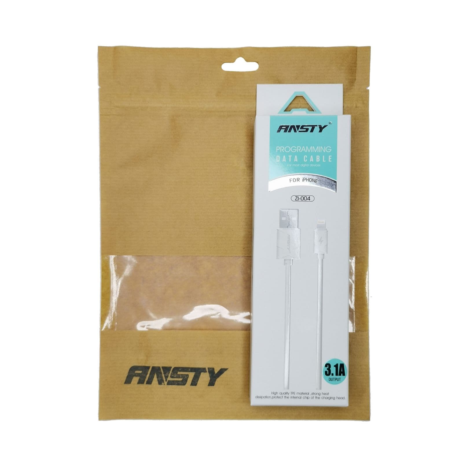 کابل شارژ ایفون ANSTY مدل ZI-004 – (گارانتی 6 ماهه) — تصویر ۲