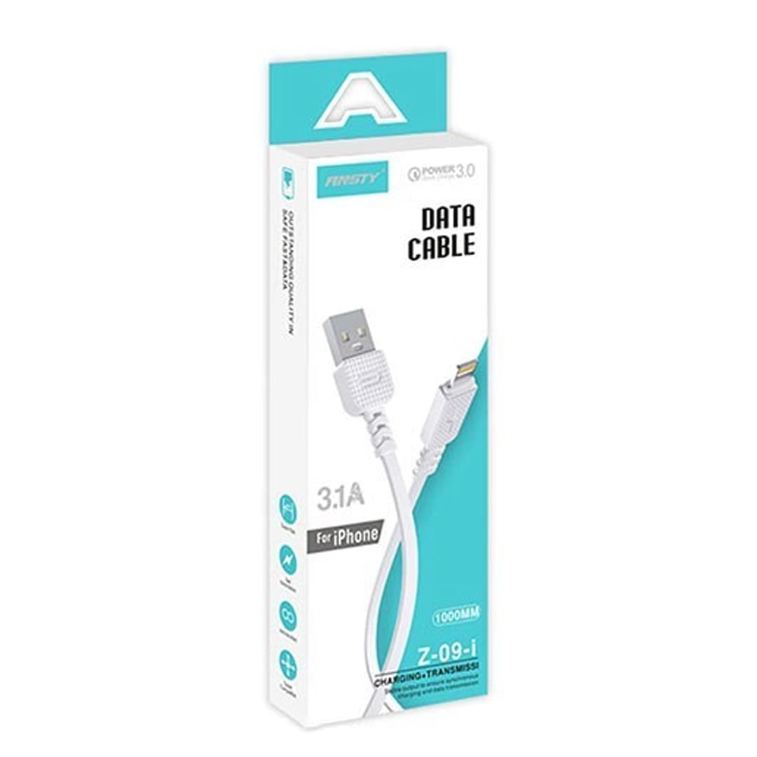 کابل شارژ ایفون ANSTY مدلZ-09-I – (گارانتی 6 ماهه) — تصویر ۲