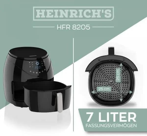سرخ کن هنریچ مدل Heinrichs HFR 8204 — تصویر ۴