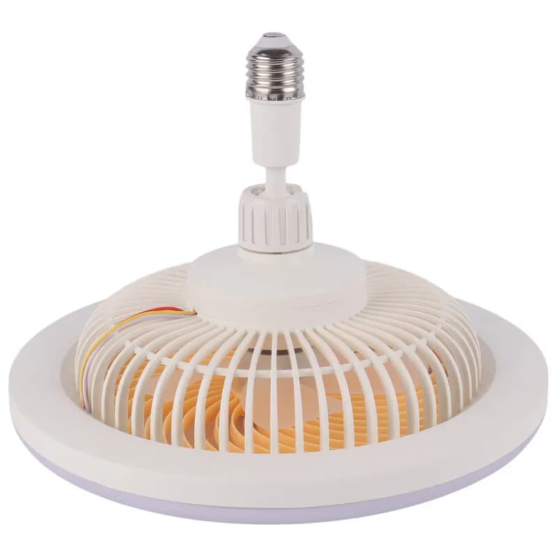 لامپ ال ای دی پنکه دار Fan Light پایه E27 + ریموت کنترل — تصویر ۳