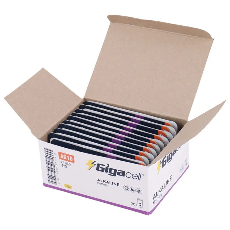 باتری سکه ای Gigacell Alkaline AG10 بسته 2 عددی — تصویر ۳