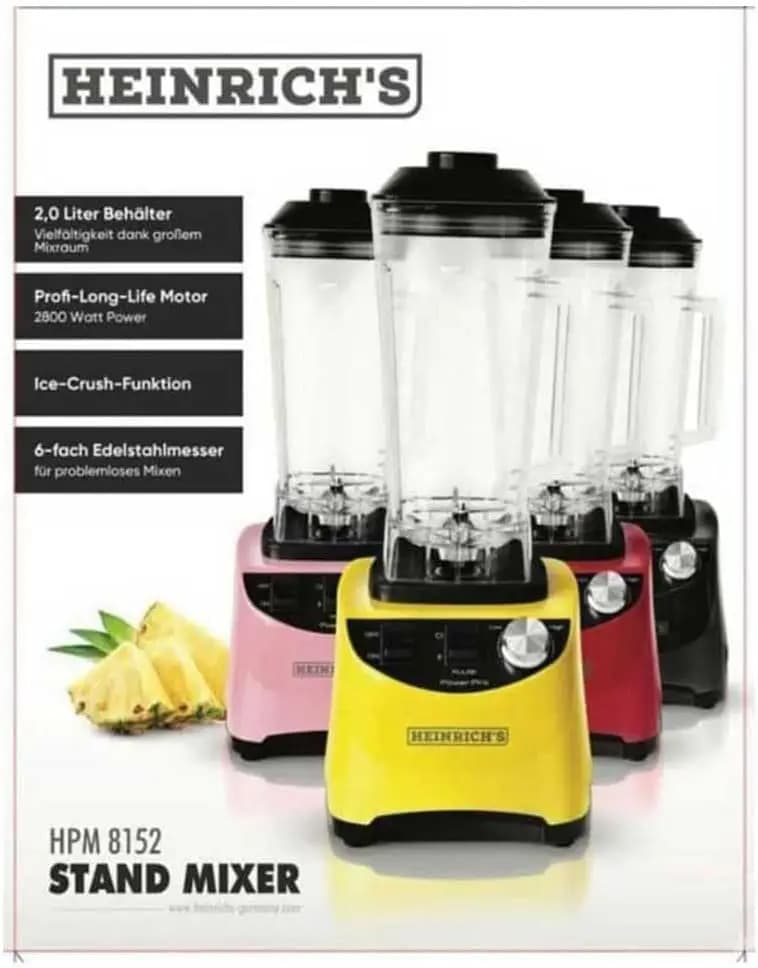 مخلوط کن هنریچ مدل Heinrichs HPM 8152 — تصویر ۳