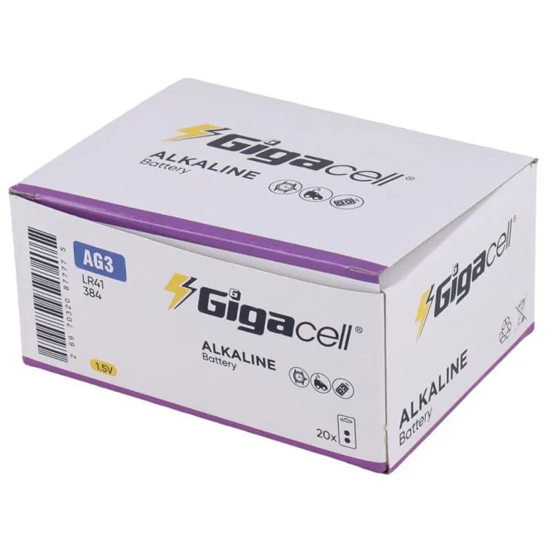 باتری سکه ای Gigacell Alkaline AG3 بسته 2 عددی — تصویر ۲
