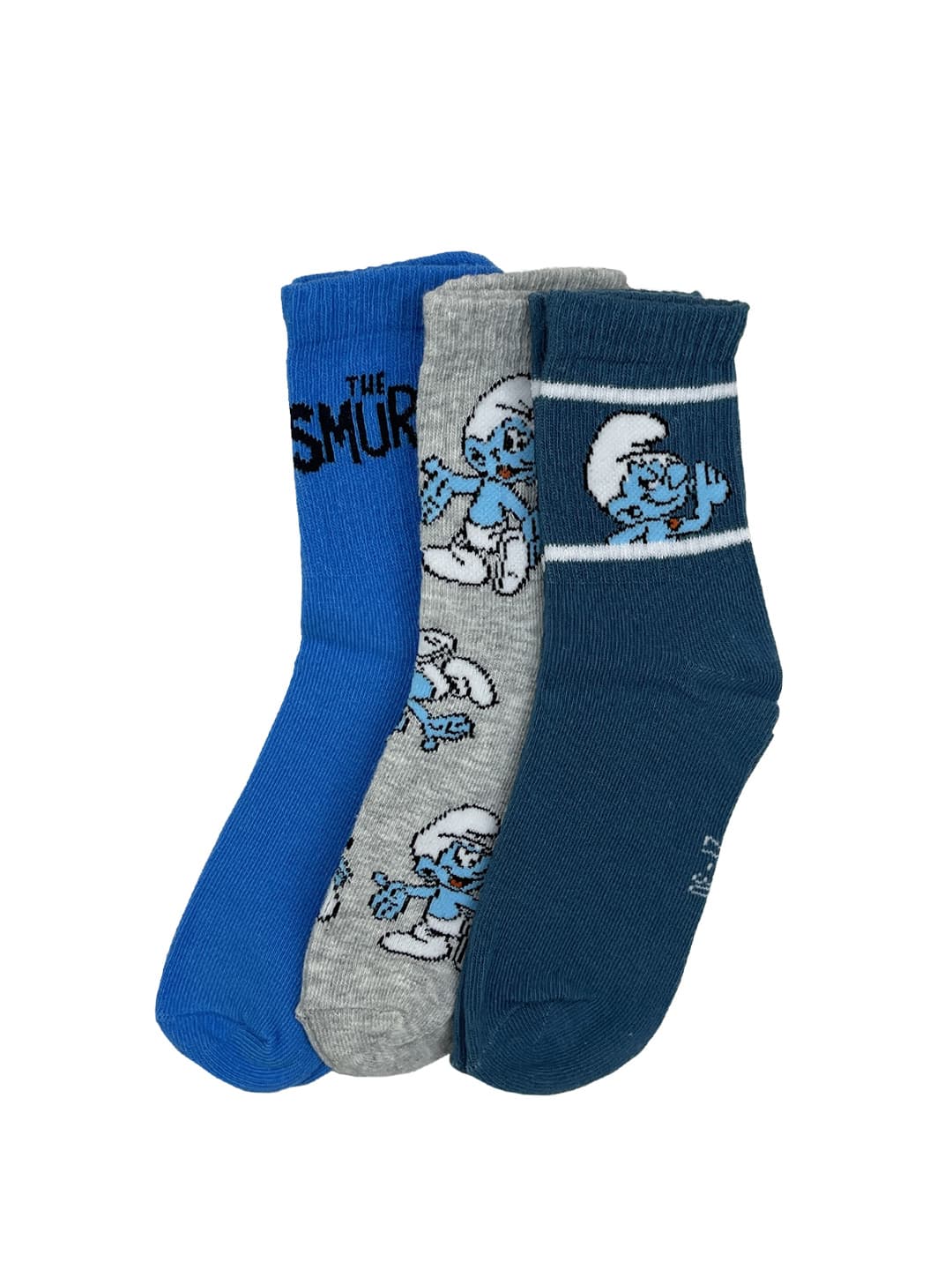 جوراب پسرانه The Smurfs (پک 3 عددی) کد A3912