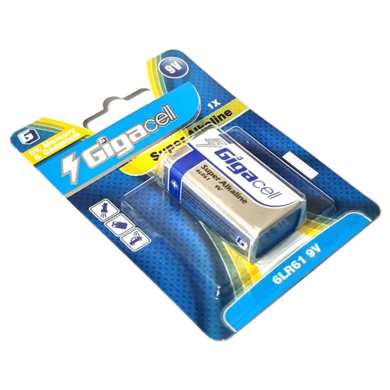 باتری کتابی Gigacell Super Alkaline 6RL61 9V — تصویر ۲