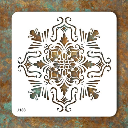 شابلون طرح کاشی مربع کد J 188