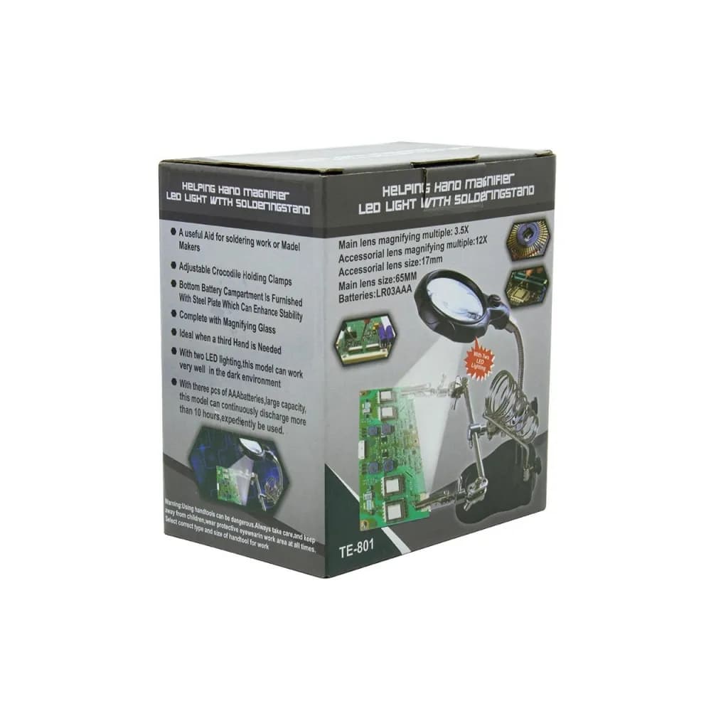 گیره مونتاژ ذره بین دار مدل TE-801 — تصویر ۲