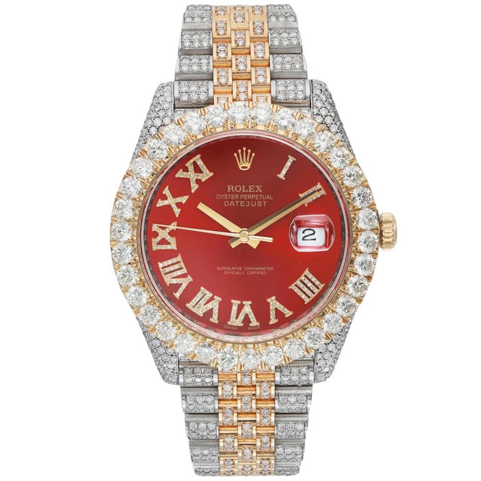 ساعت مچی فول نگین رولکس Rolex Full Diamonds 6443R