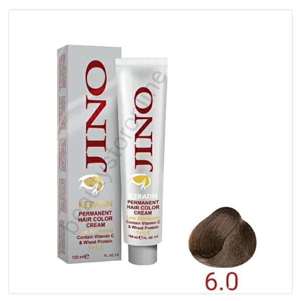 رنگ مو ژینو بلوند تیره شماره 6/0 سری Natural حجم 100 میل