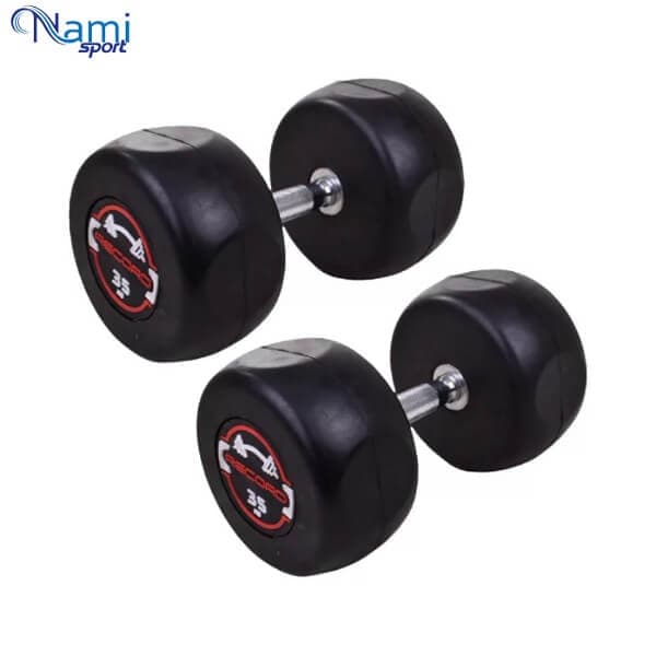 دمبل گرد وزن 35 کیلوگرم round dumbbell