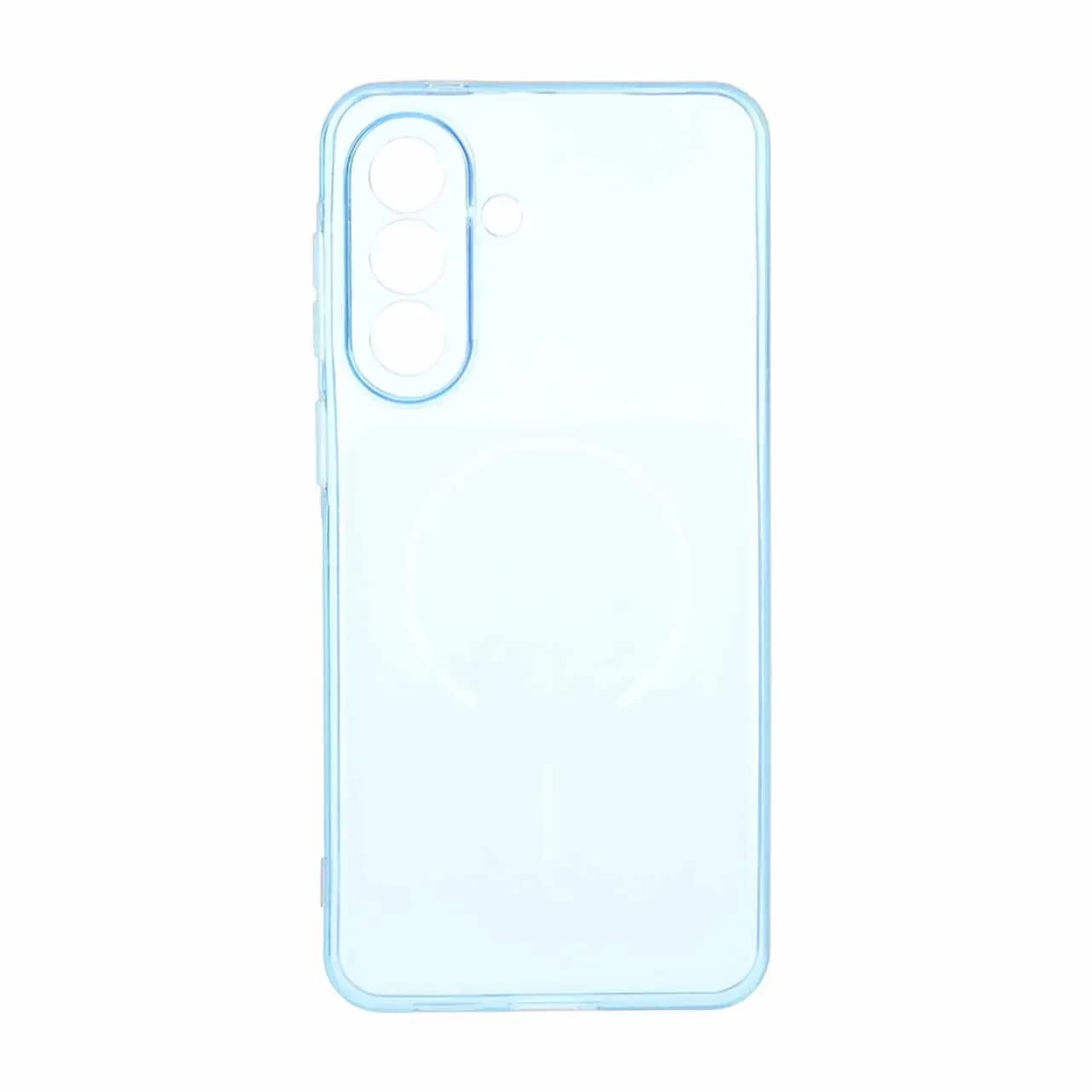 قاب ژله ای شفاف مستطیلی طرح مگ سیف محافظ لنزدار Samsung Galaxy A57 — تصویر ۲