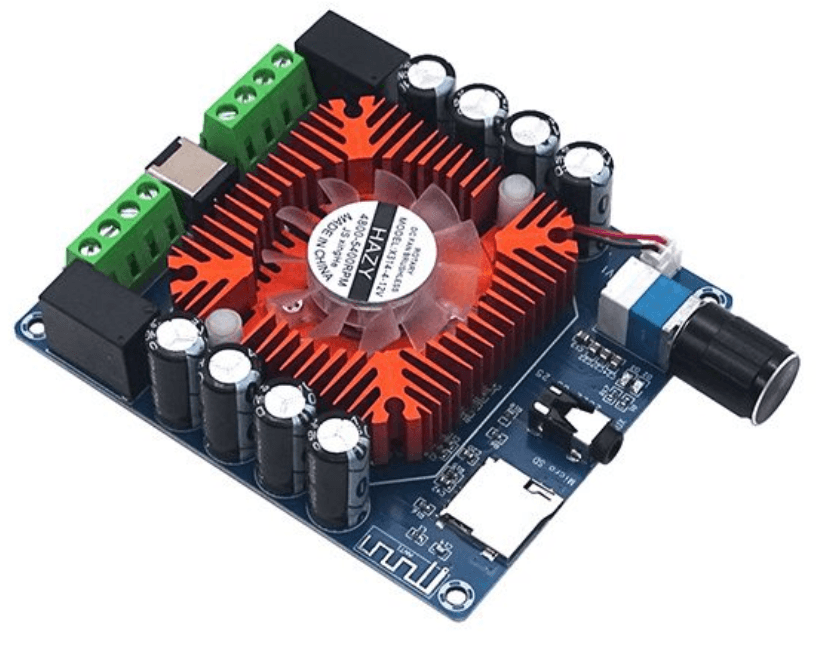 ماژول آمپلی فایر 50W*4 با فن TDA7388 مدل XH-A393