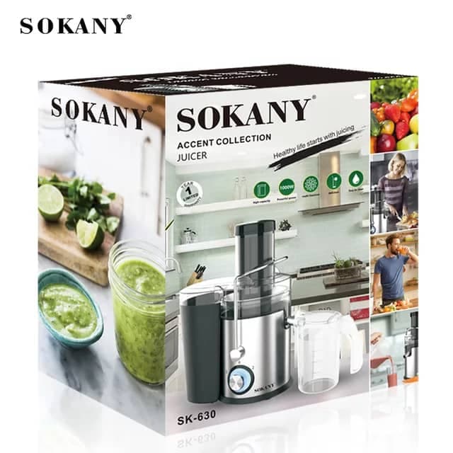 آبمیوه گیری تک کاره سوکانی مدلSK-630 — تصویر ۲