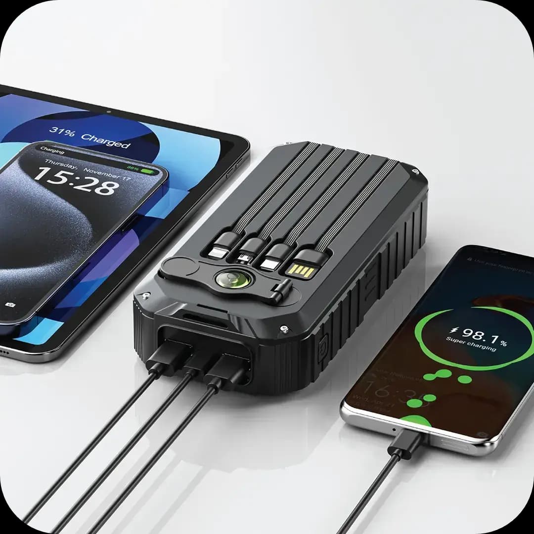 پاوربانک خورشیدی گرین GREEN LION SOLAR MATE ظرفیت 20000 میلی آمپر ساعت — تصویر ۲