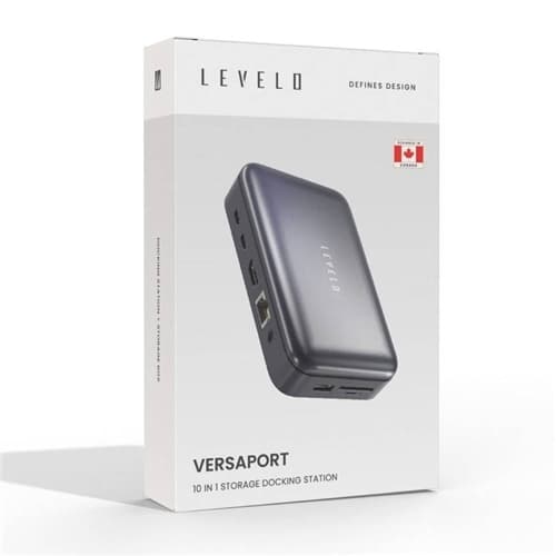 هاب 10 پورت لولو LEVELO VERSAPORT به همراه کیت کابل — تصویر ۳