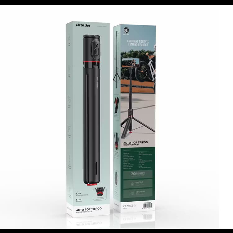سه پایه و مونوپاد گوشی گرین GREEN AUTO POP — تصویر ۷