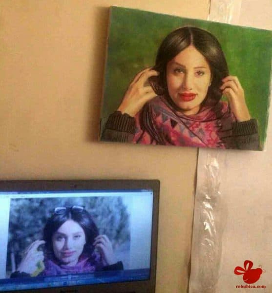 نقاشی رنگی از چهره — تصویر ۴