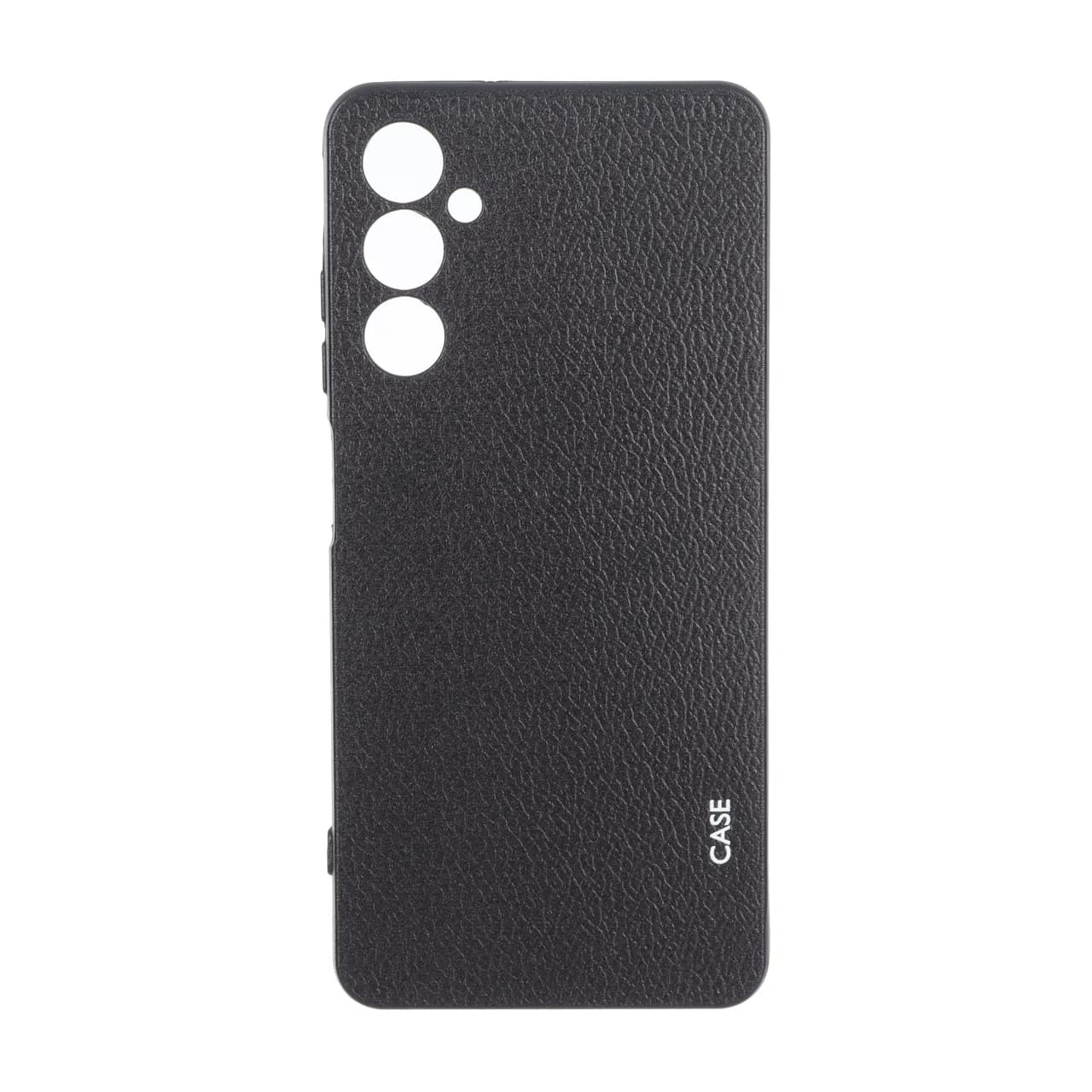 قاب طرح چرم ساده محافظ لنزدار Samsung Galaxy A05s / M14 4G / F14 4G – مشکی