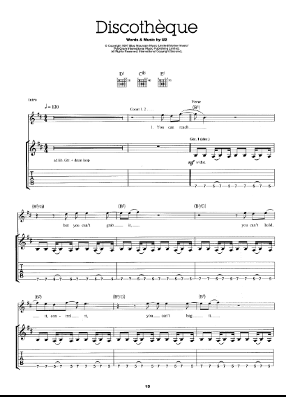Play Guitar With – U2 1992 To 2000 — تصویر ۳