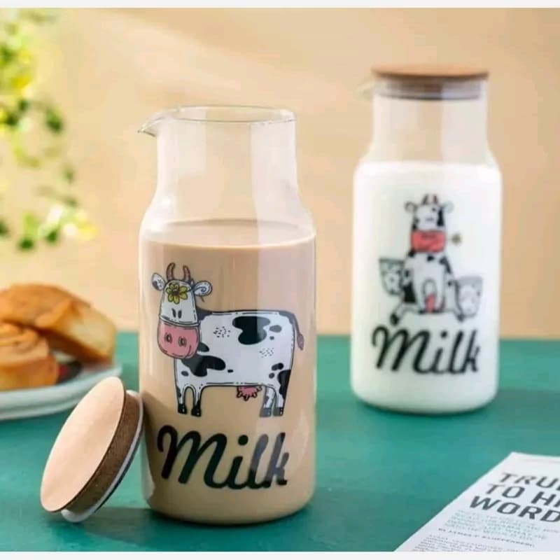 بطری شیر درب چوبی مایا
