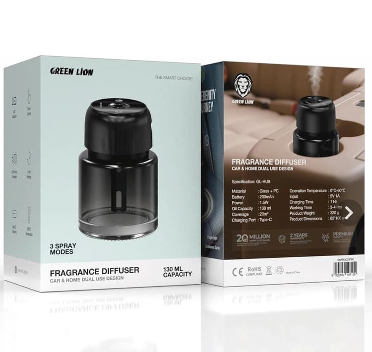 خوشبوکننده و بخورساز شارژی گرین GREEN FRAGRANCE DIFFUSER — تصویر ۴