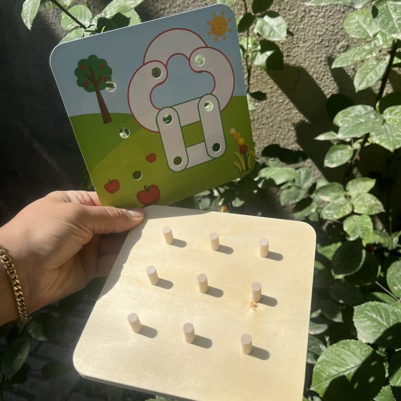 اسباب بازی چوب چین مناسب الگوخوانی و تقویت خلاقیت کودک +۳ سال — تصویر ۲