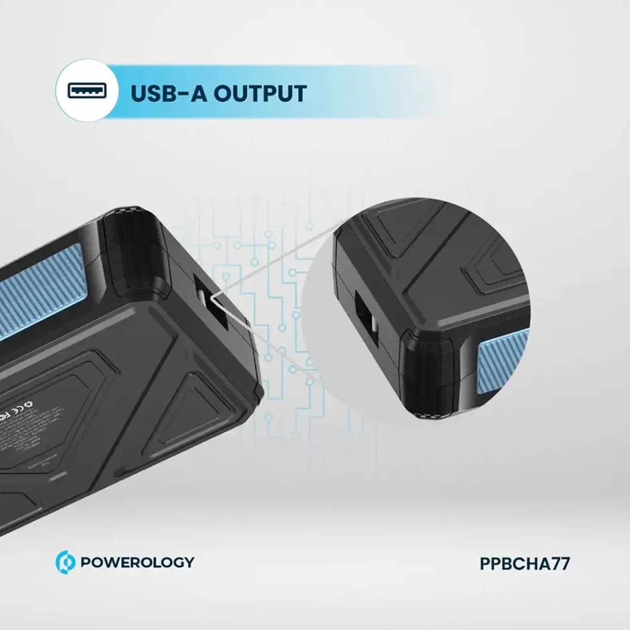 پاوربانک خورشیدی پاورولوژی POWEROLOGY PP077 با ظرفیت 27000 میلی آمپر — تصویر ۷