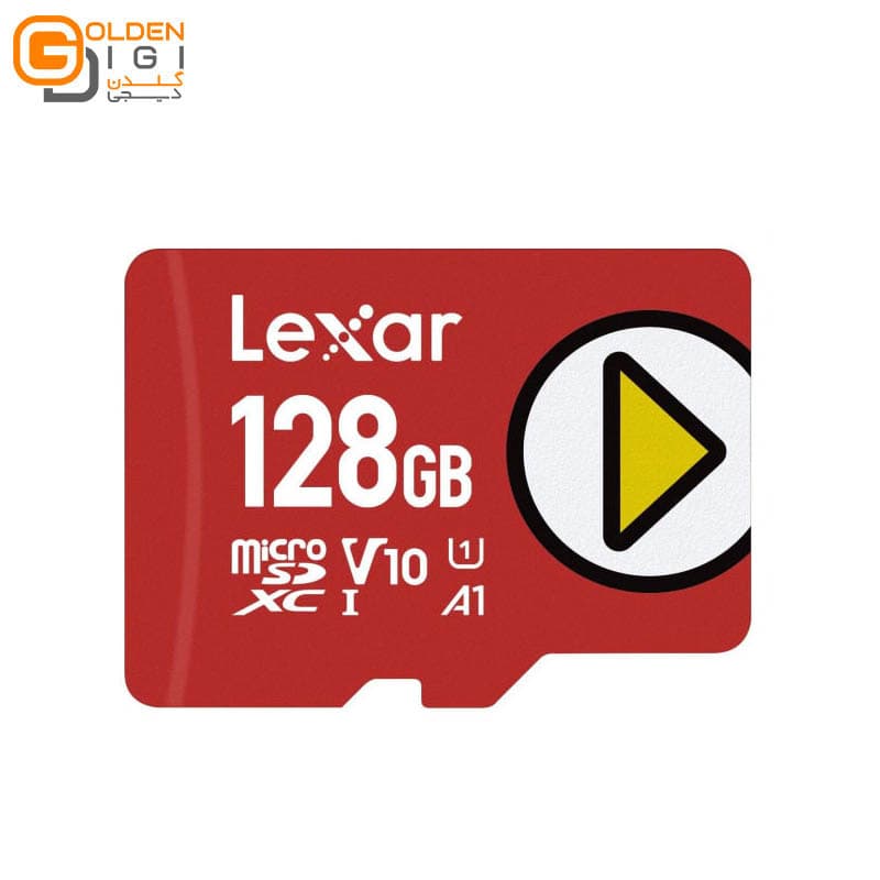 کارت حافظه microSDXC لکسار مدل PLAY کلاس 10 استاندارد UHS-I سرعت 150MBps ظرفیت 128 گیگابایت