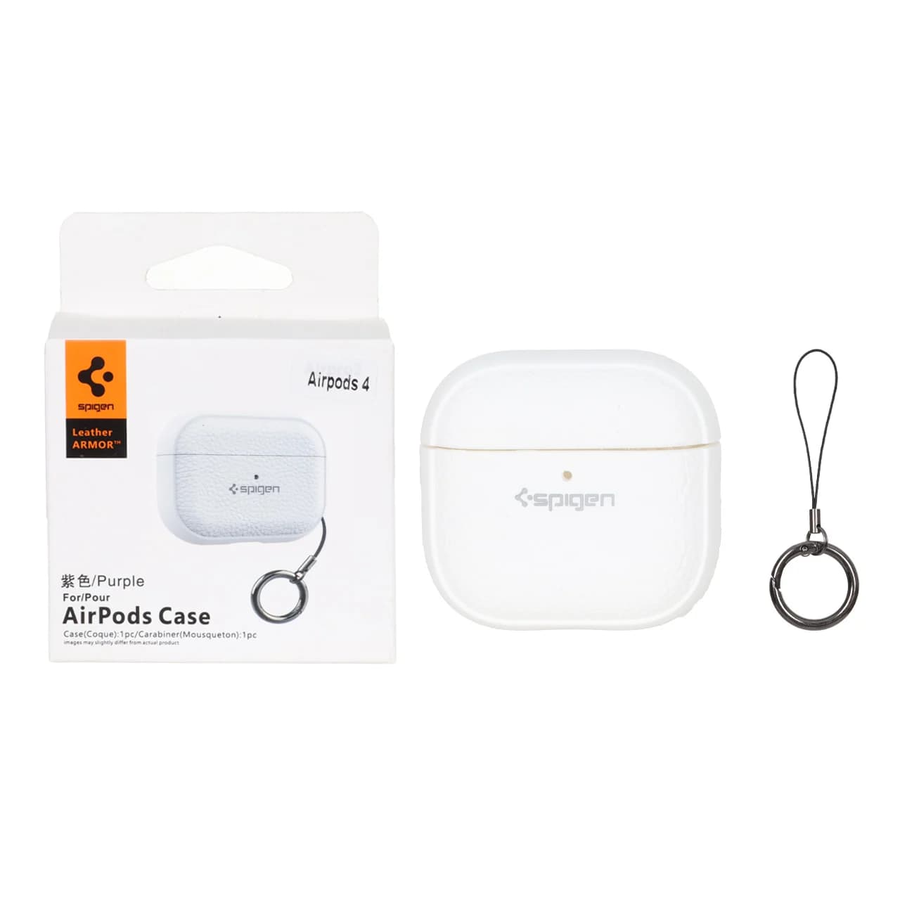 کیس ایرپاد Spigen Leather Armor مدل Apple Airpods 4