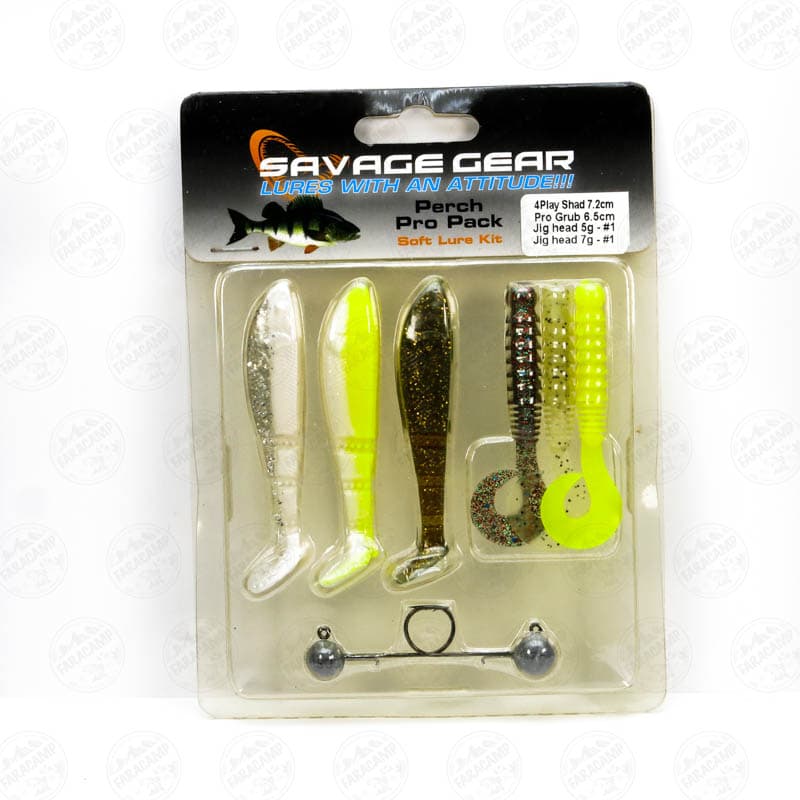 طعمه لور ماهی ژله ای سویج گر بسته ۶ عددی، مدل SAVAG GEAR 4PLAY SHAD PERCH PRO PACK