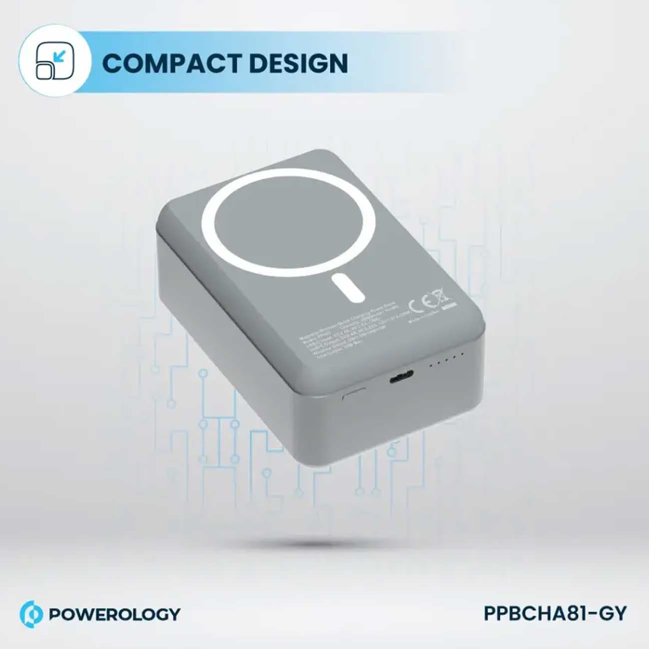 پاوربانک مگسیف 30000 پاورولوژی POWEROLOGY ALUMINUM PP081 — تصویر ۵