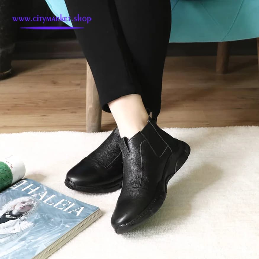 نیم بوت دخترانه آذر کد B342 — تصویر ۲