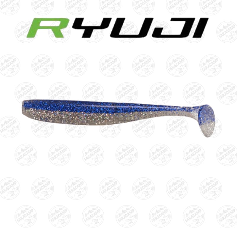طعمه لور ماهی ژله ای ریوجی ۱۰ سانتی بسته ۶ عددی RYUJI SLIM SHAKER BLUE GLIT — تصویر ۲