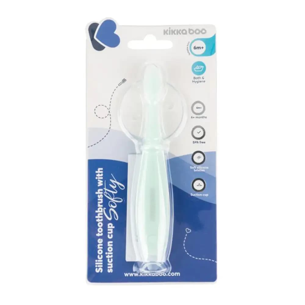 مسواک سیلیکونی کیکابو Kikkaboo مدل Softy — تصویر ۳