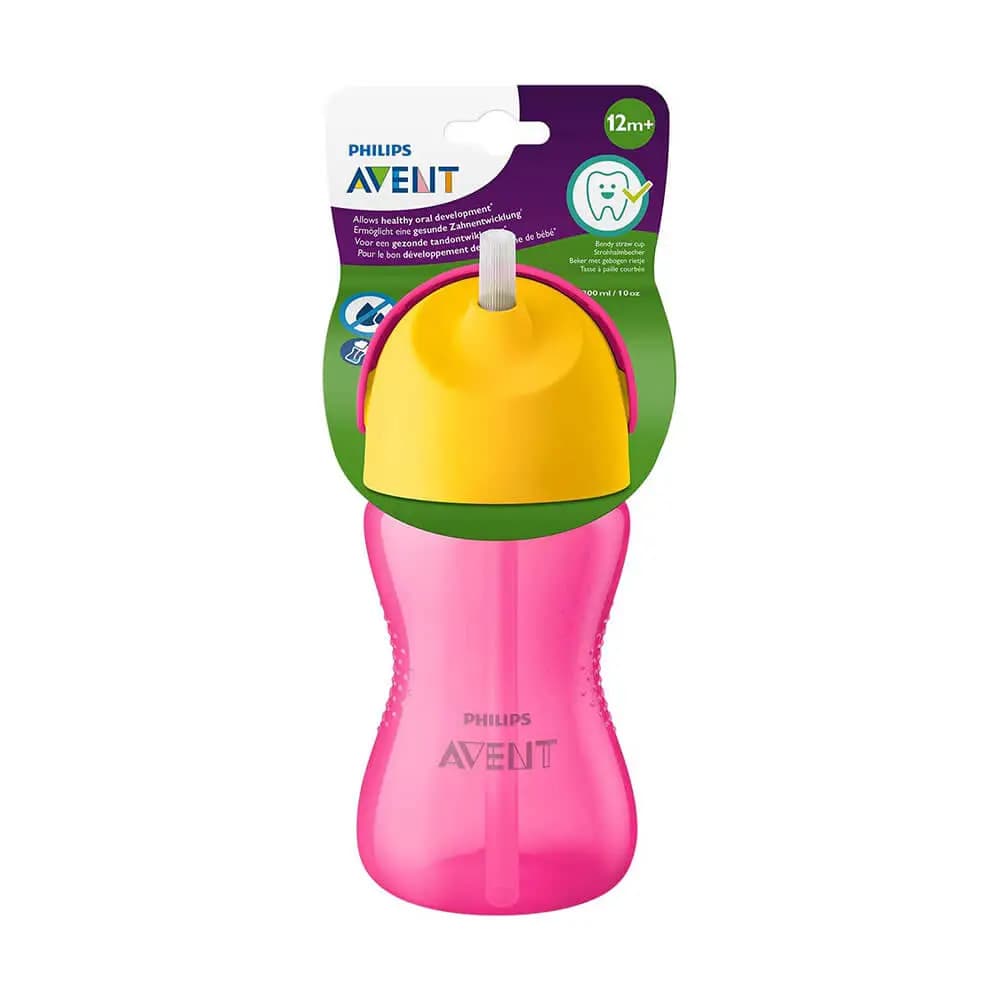 لیوان نی دار فیلیپس اونت Philips Avent حجم 300 میلی لیتر — تصویر ۴