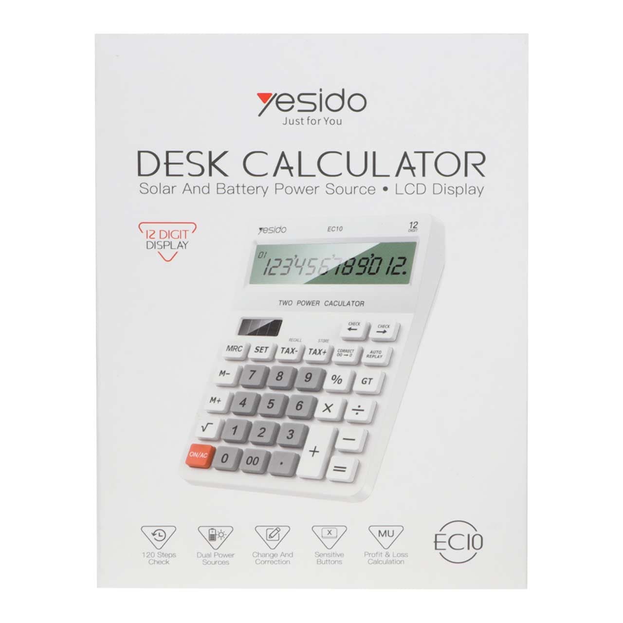 ماشین حساب دیجیتالی یسیدو YESIDO EC10 — تصویر ۲