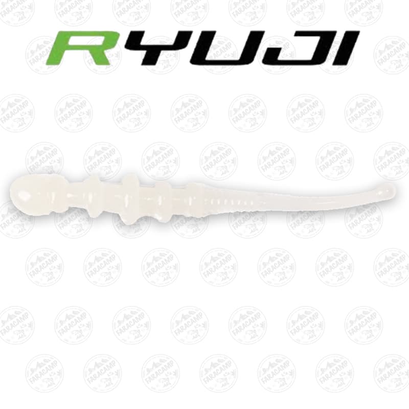 طعمه کرم مصنوعی طعم دار شب تاب ریوجی بسته ۱۲ عددی , RYUJI TIPSY WORM GLOWY — تصویر ۲
