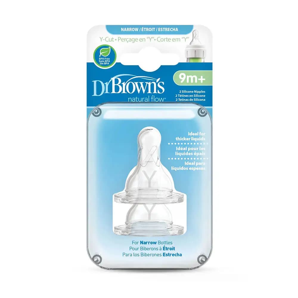 سرشیشه باریک +9 ماه Y Cut دکتر براون Dr Browns