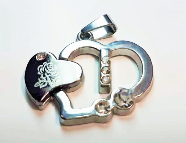 آویز گردنبند زنانه double love
