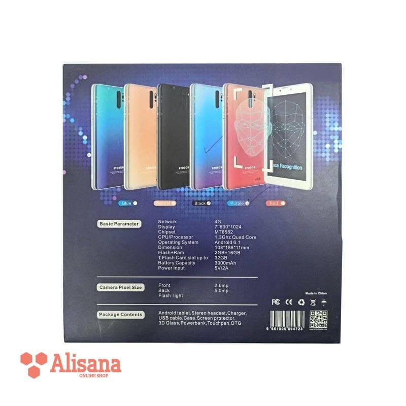 تبلت ای تاچ مدل X8 4G رم 2 حافظه 16 گیگابایت — تصویر ۴