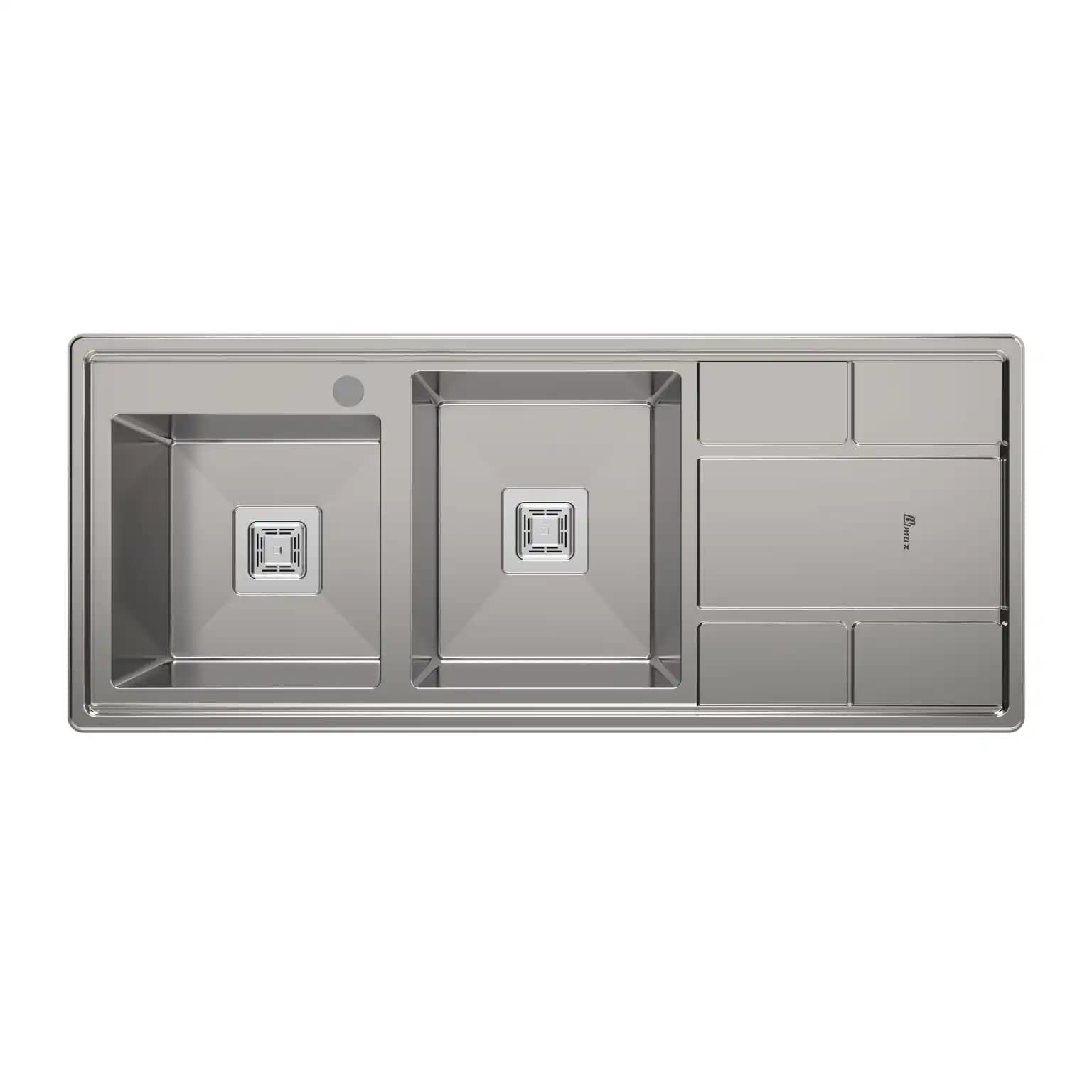 سینک ظرفشویی توکار بیمکث BS 740 ابعاد 50 * 120