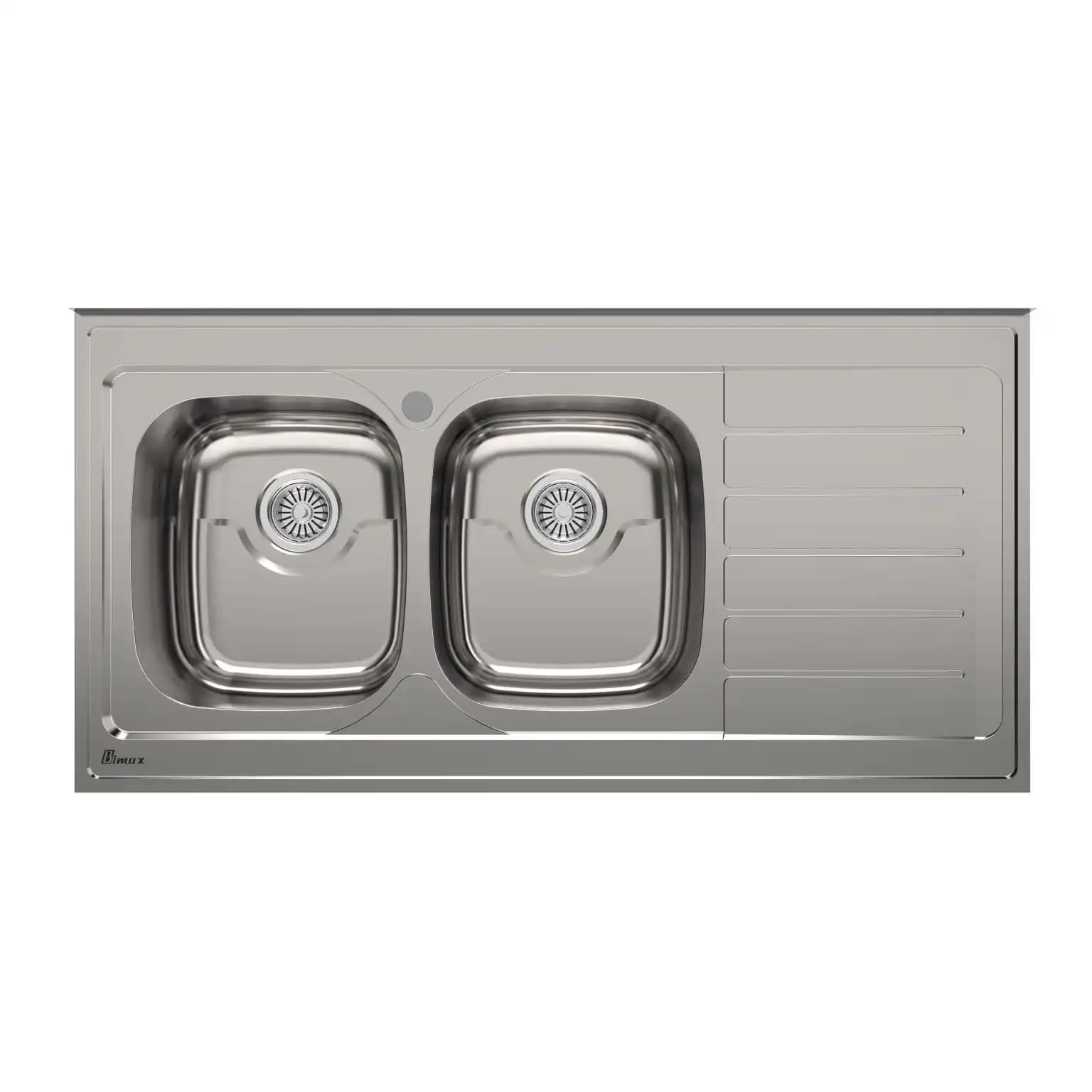 سینک ظرفشویی روکار بیمکث BS 925 ابعاد 60 * 120