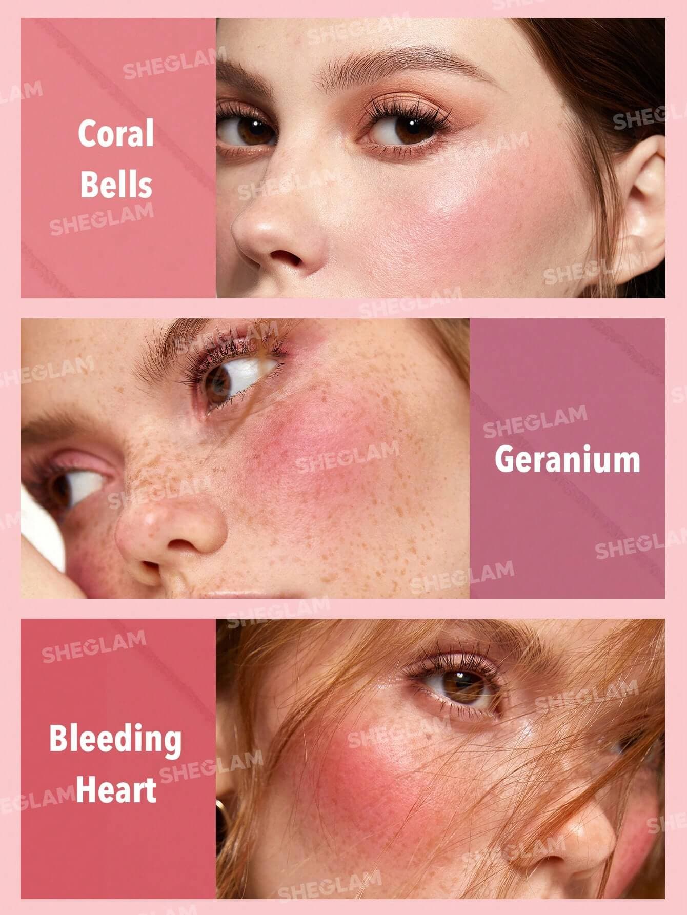 پالت رژگونه شیگلم مدل فلورال فلاش Floral flush Blushing Bouquet — تصویر ۶