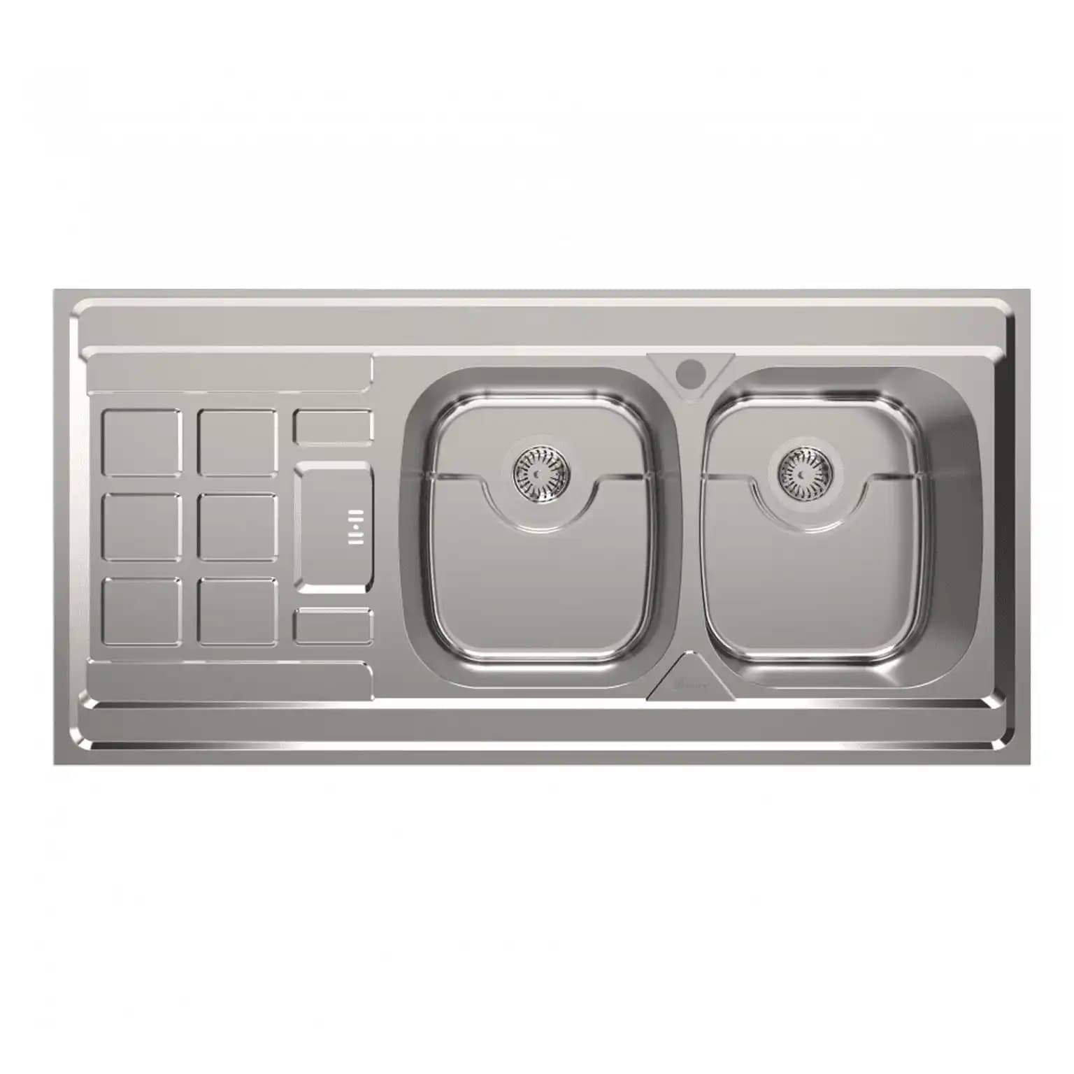 سینک ظرفشویی روکار بیمکث BS 919 ابعاد 60 * 120