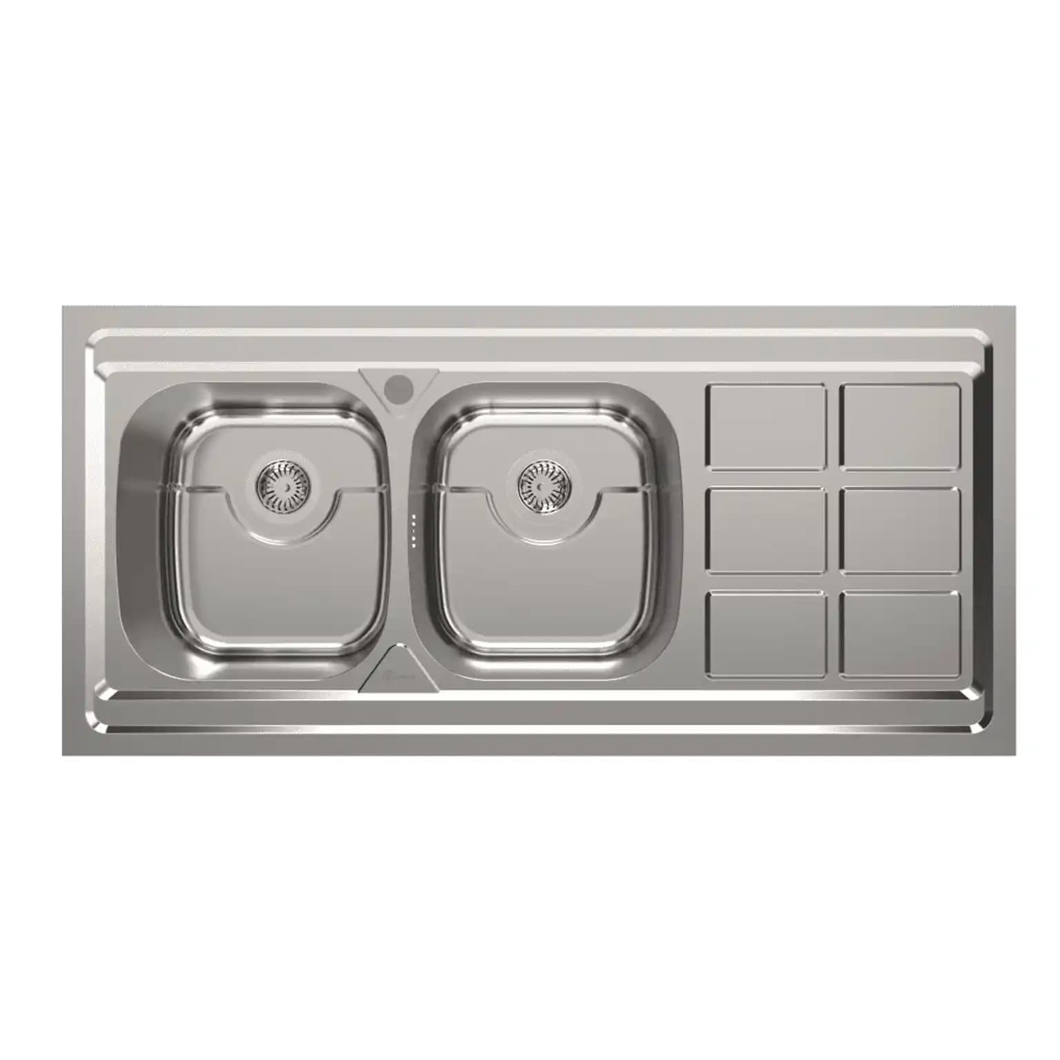 سینک ظرفشویی روکار بیمکث BS 914 ابعاد 60 * 120