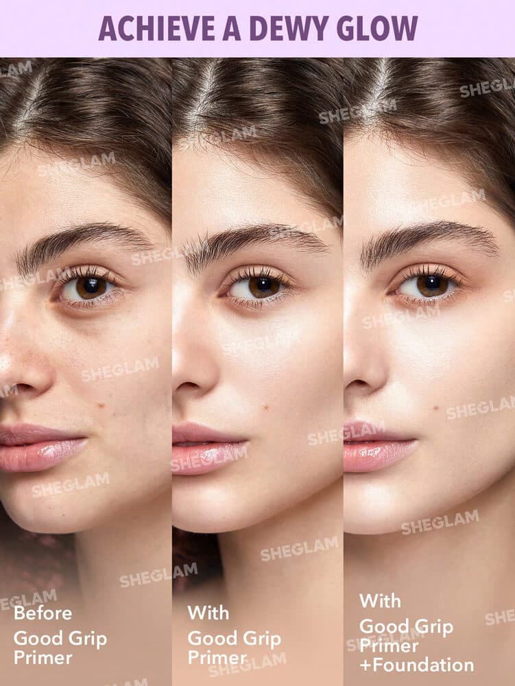 پرایمر بنفش آبرسان شیگلم حاوی AHA مدل Good Grip حجم 45 میل — تصویر ۴