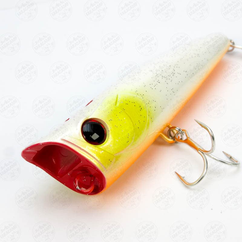 لور پاپر فلوت ریوجی ۱۰سانت، ۲۴ گرم قلاب ST46 – NO:4 مدل RYUJI POP WALKER 100 PEARL YELLOW HEAD — تصویر ۴