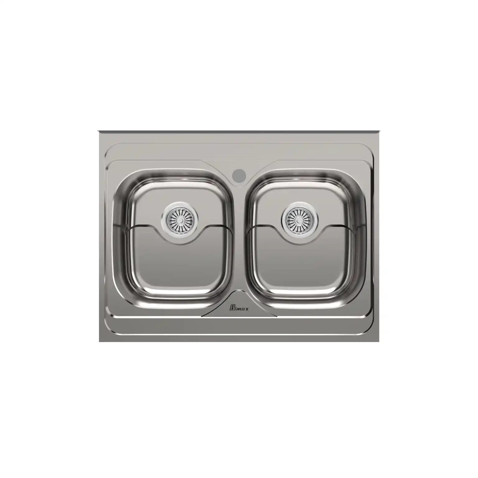 سینک ظرفشویی روکار بیمکث BS 935 ابعاد 60 * 80